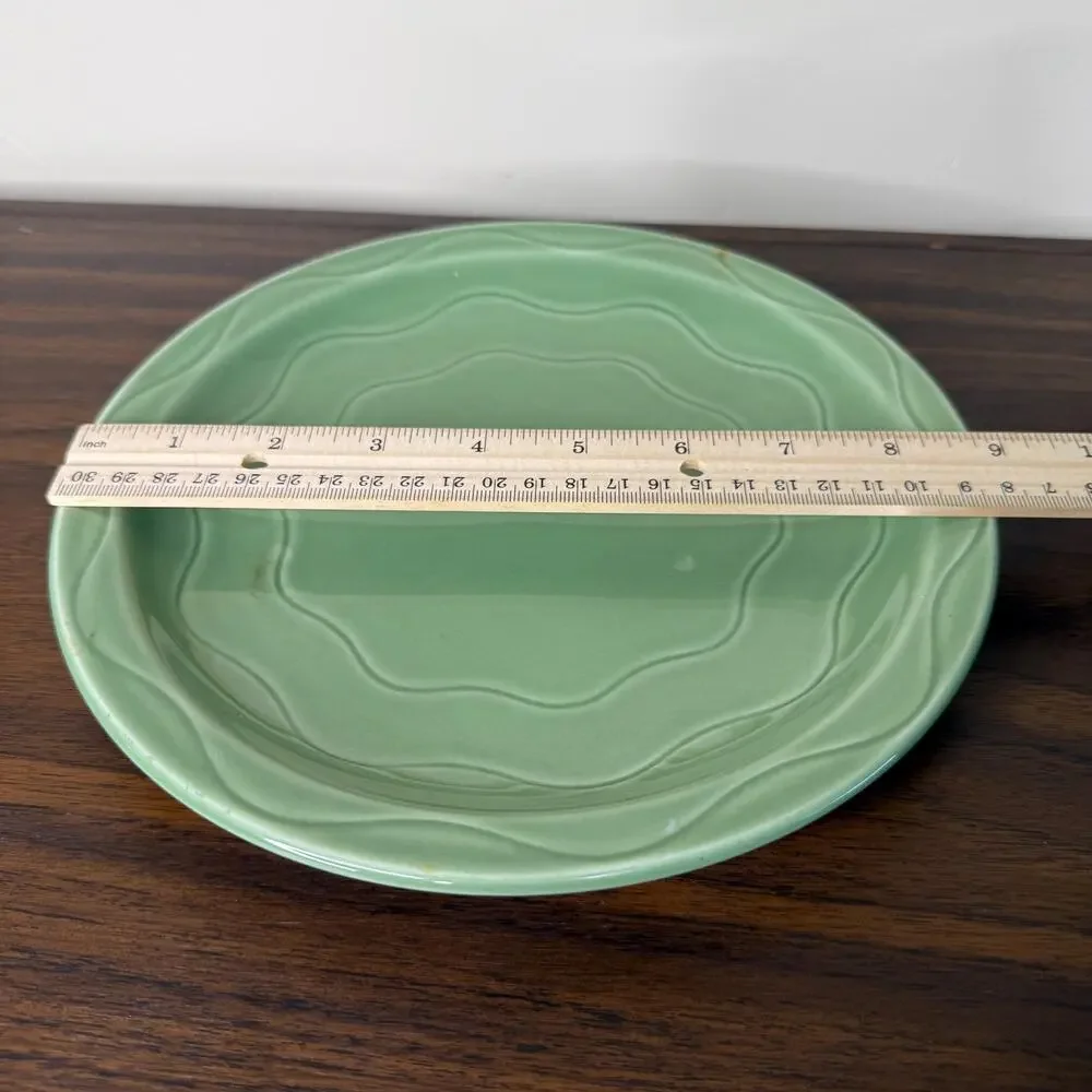 Vintage Syracuse Cantina Sage Green Plate